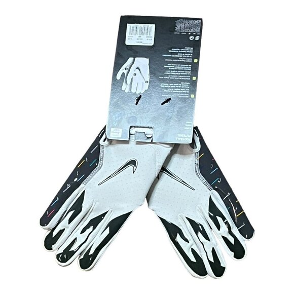 Nike NFL Vapor Knit 4.0 Football Gloves Crucial Catch Men's Size 4XL DN0927-990 - Picture 2 of 5